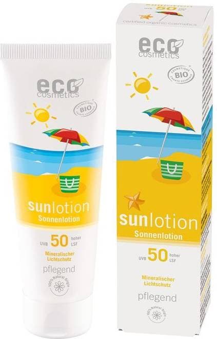 Eco Cosmetics Ekologisk Sollotion SPF 50 125 ml