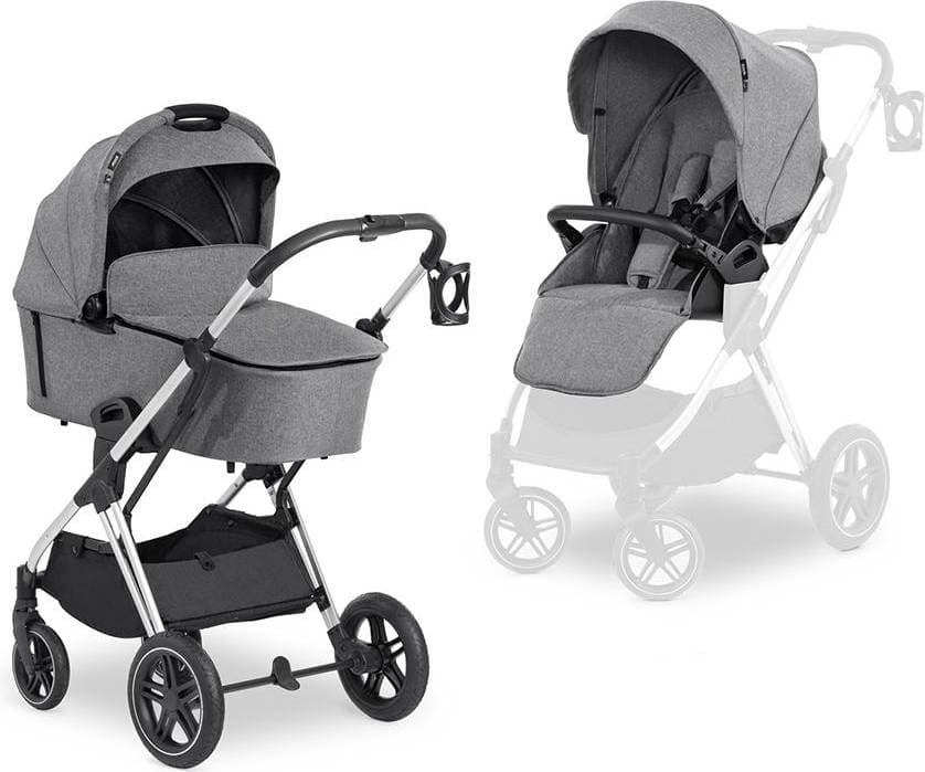 Hauck Vision Melange Grey Barnvagn 2-in-1