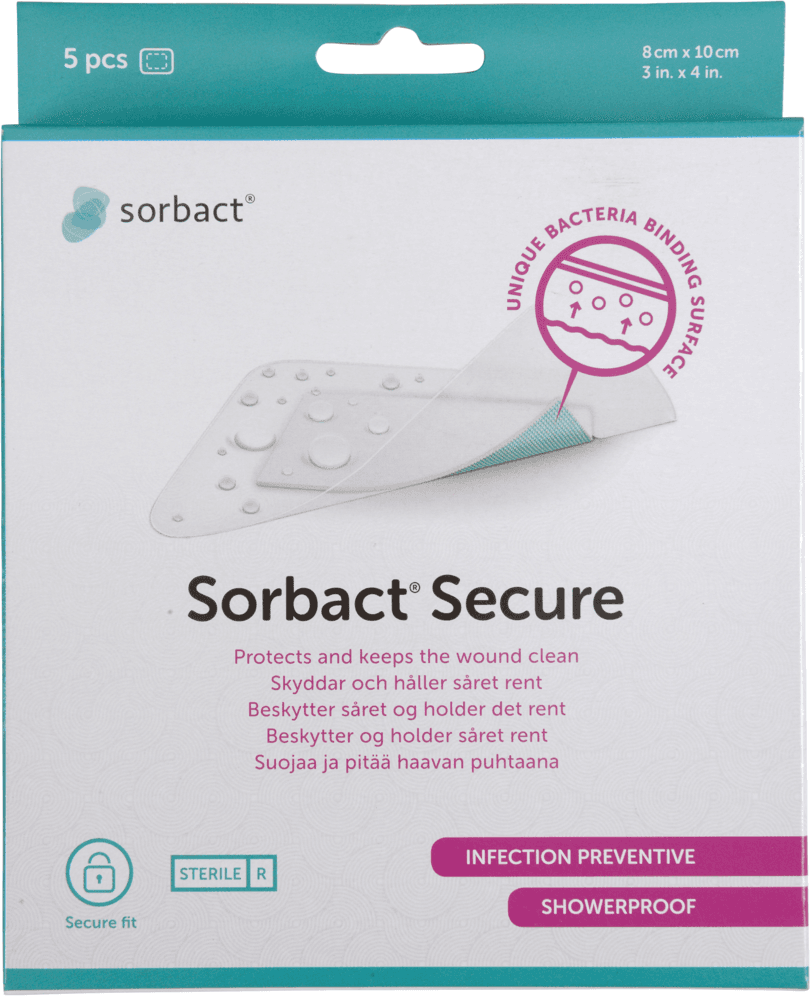 Sorbact Sorbact Secure 8x10 cm 5 st