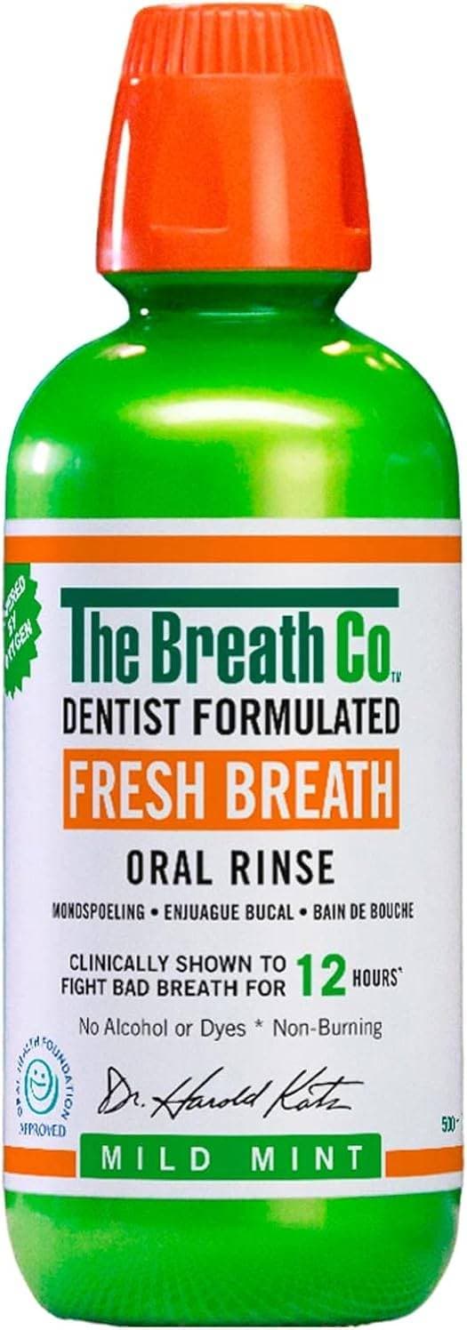 TheraBreath Fresh Breath Oral Rinse Mild Mint 500ml