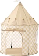 Kids Concept Play Tent Check Yellow