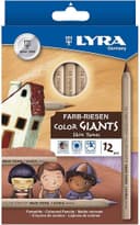 LYRA Giants Wooden Coloured Pencils Skin Tone 12-pack