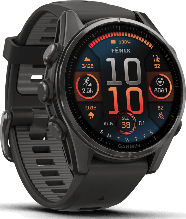 Garmin Fenix 8 43mm Sapphire with Silicone Band