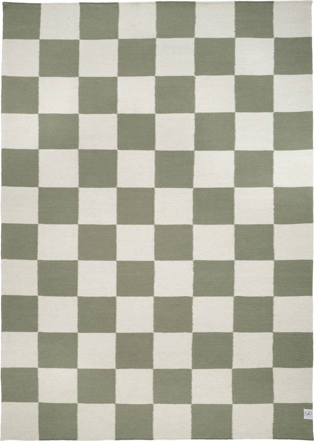 Classic Collection Square Natur, Vit, Grön 200x300cm