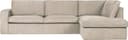 Woood Hörnsoffa Thomas Woven Höger Beige Soffa