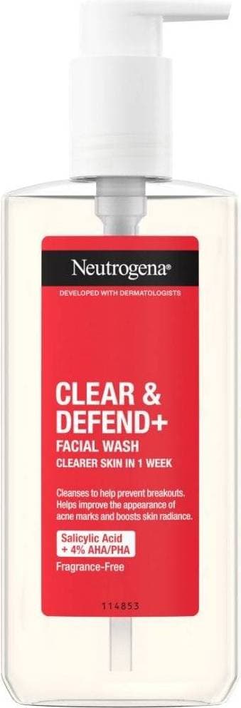 Neutrogena Clear & Defend+ Facial Wash 200ml