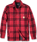 Carhartt Men's Roane Hooded Shirt Jacket Crabapple