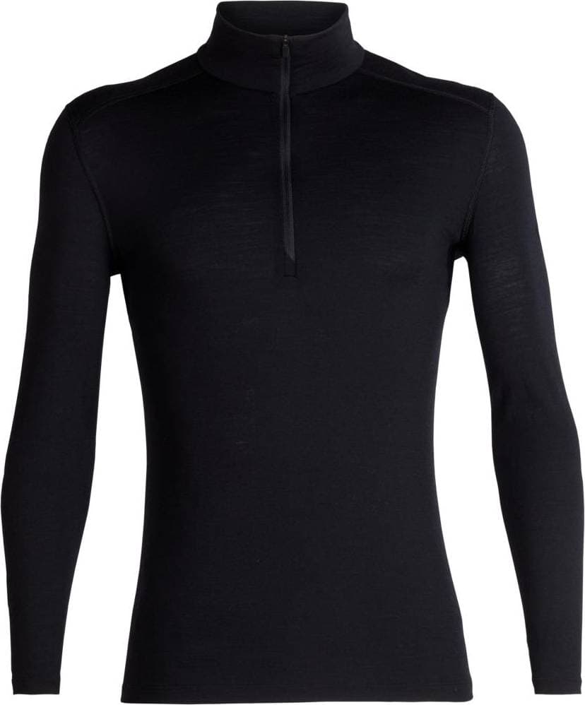 Icebreaker Men's 200 Oasis LS HalfZip - Black
