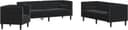 3209286 Black Soffa 194cm 3st 2-sits, 1-sits, 3-sits