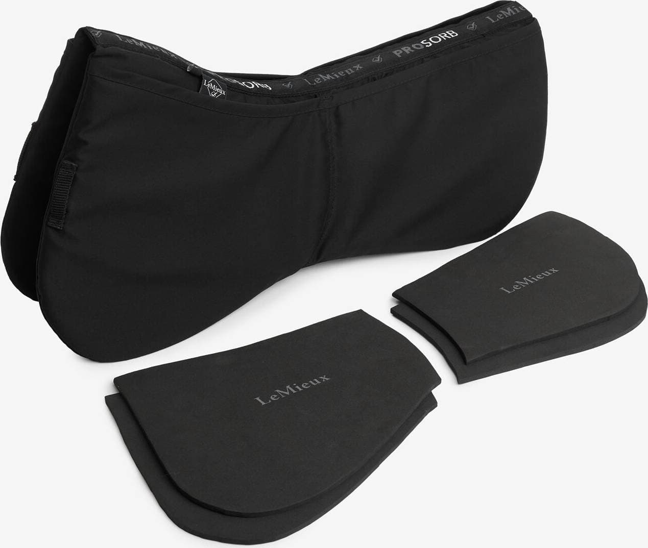 LeMieux ProSorb 2 Half Pad - Svart