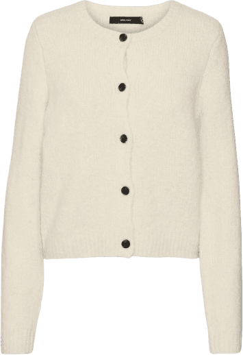 Vero Moda Novah Knit Cardigan - Grey/Birch