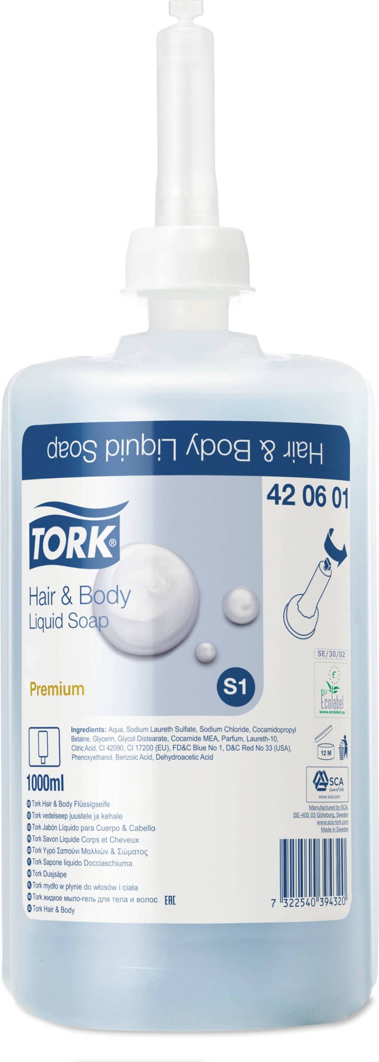 Tork Hair & Body Liquid Soap 1000ml