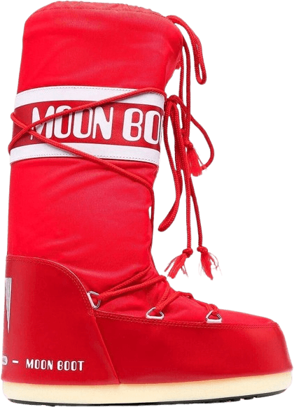 Moon Boot Icon Nylon Boots - Red