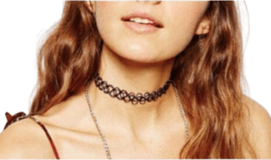 Otego Choker Necklace 12-pack - Black