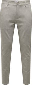 Only & Sons Mark Slim Fit Trousers - Grey/Chinchilla