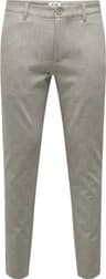 Only & Sons Mark Slim Fit Trousers - Grey/Chinchilla