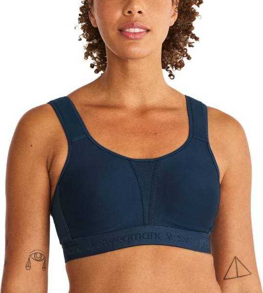 Swegmark Iconic Moulded Cups Sports Bra - Navy