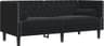vidaXL 372688 Black Soffa 174cm 2-sits