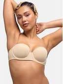 Dorina Balcony Bra Axelbandslös Bandeau Behå - Beige