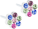Blomdahl Stud Earrings - Silver/Multicolour