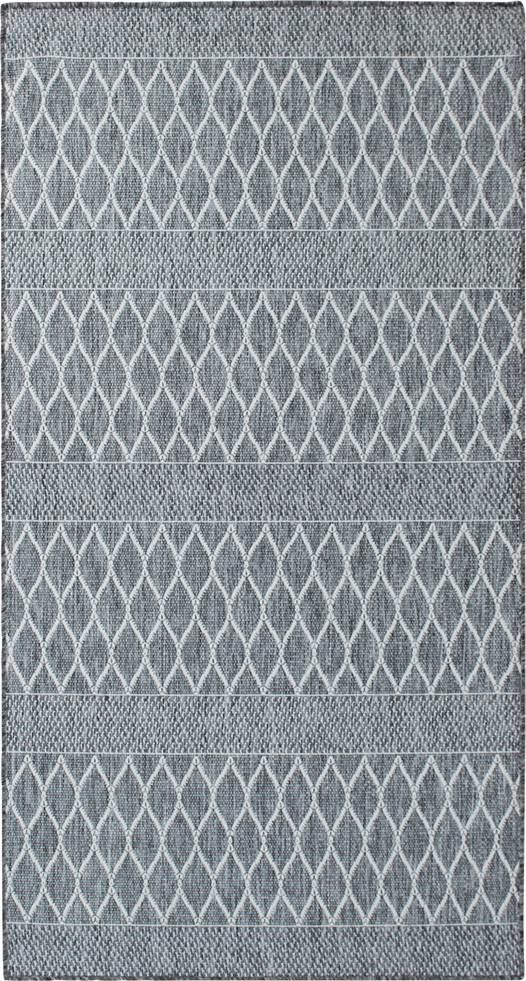 KM Home Madrid Bell Grå, Vit 80x340cm