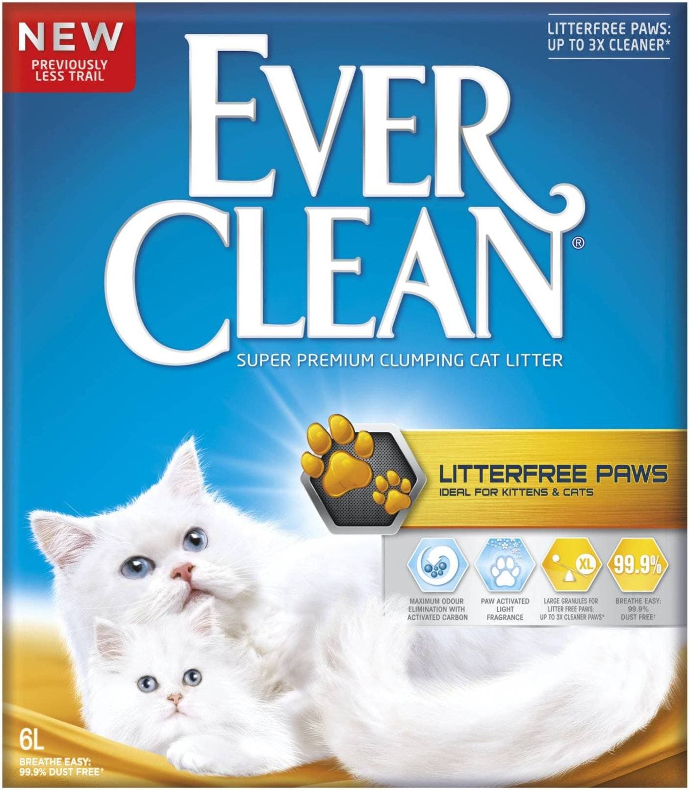 Ever Clean Litter Free Paws 6L