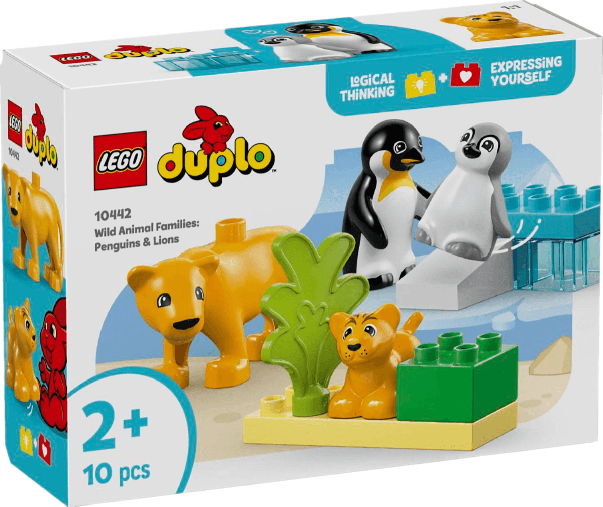 LEGO Duplo Wild Animals Families Penguins & Lions 10442