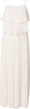 Vila Chiffongklänning Singlet Pleat - Beige