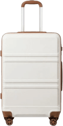 Kono Sculpted Horizontal Design Suitcase 65cm