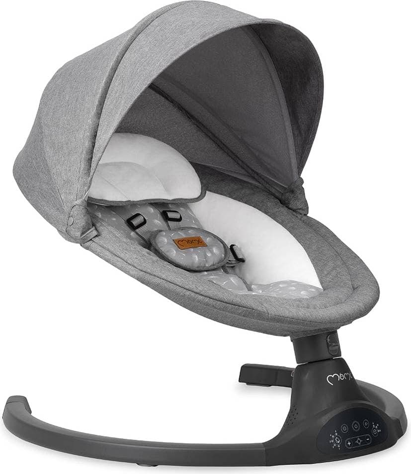 MoMi Kenani Electric Baby Bouncer Dark Gray
