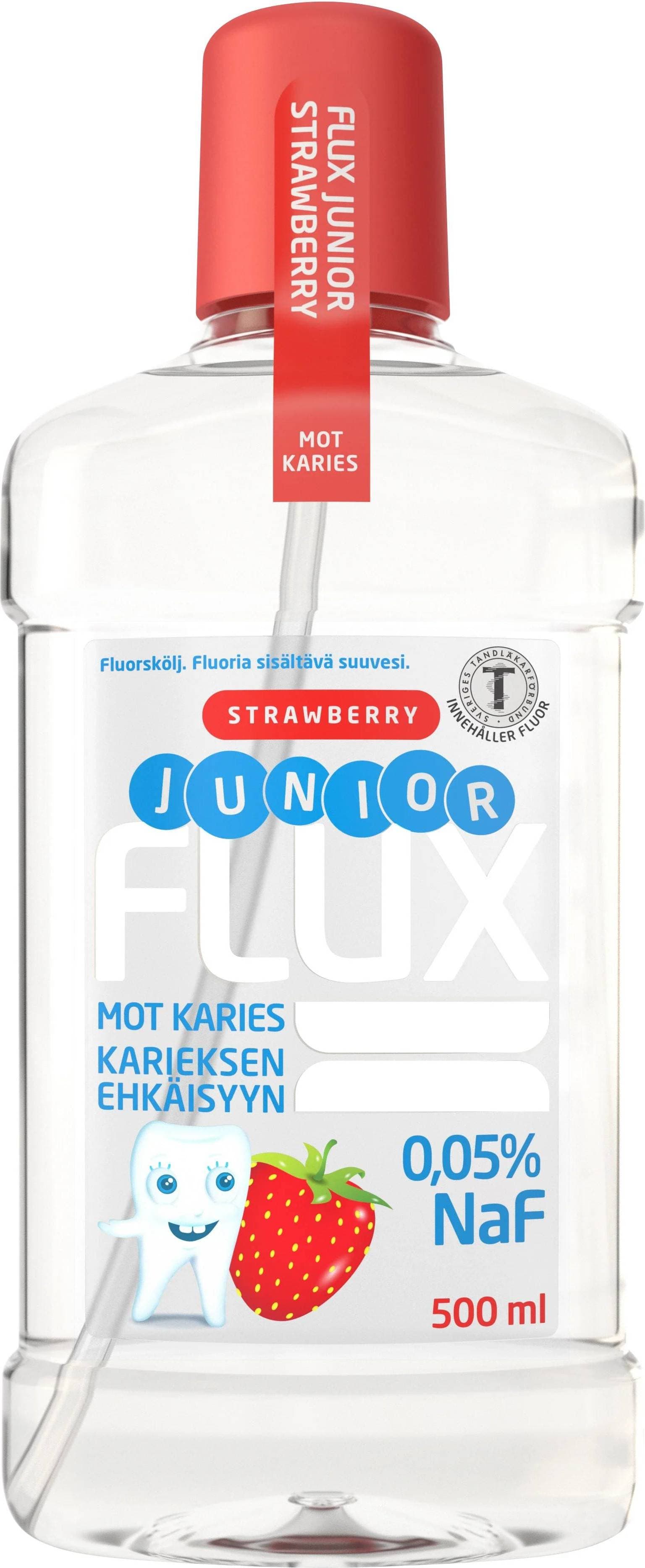 Flux Junior Jordgubb 500ml