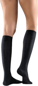 Mabs Cotton Knee Socks - Black