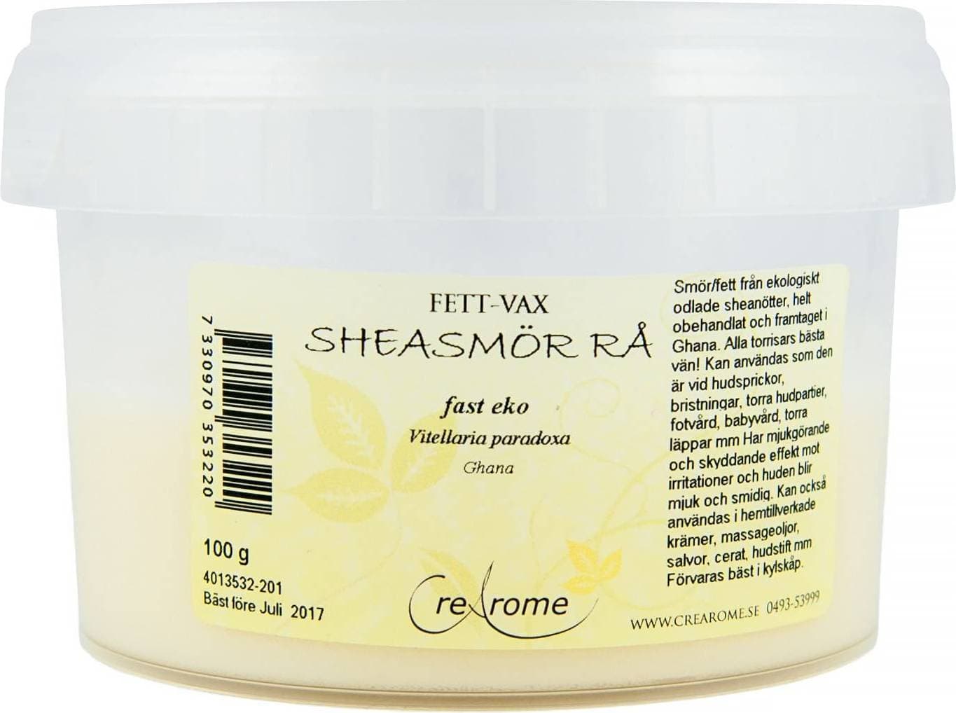 Crearome Sheasmör Ra 100g