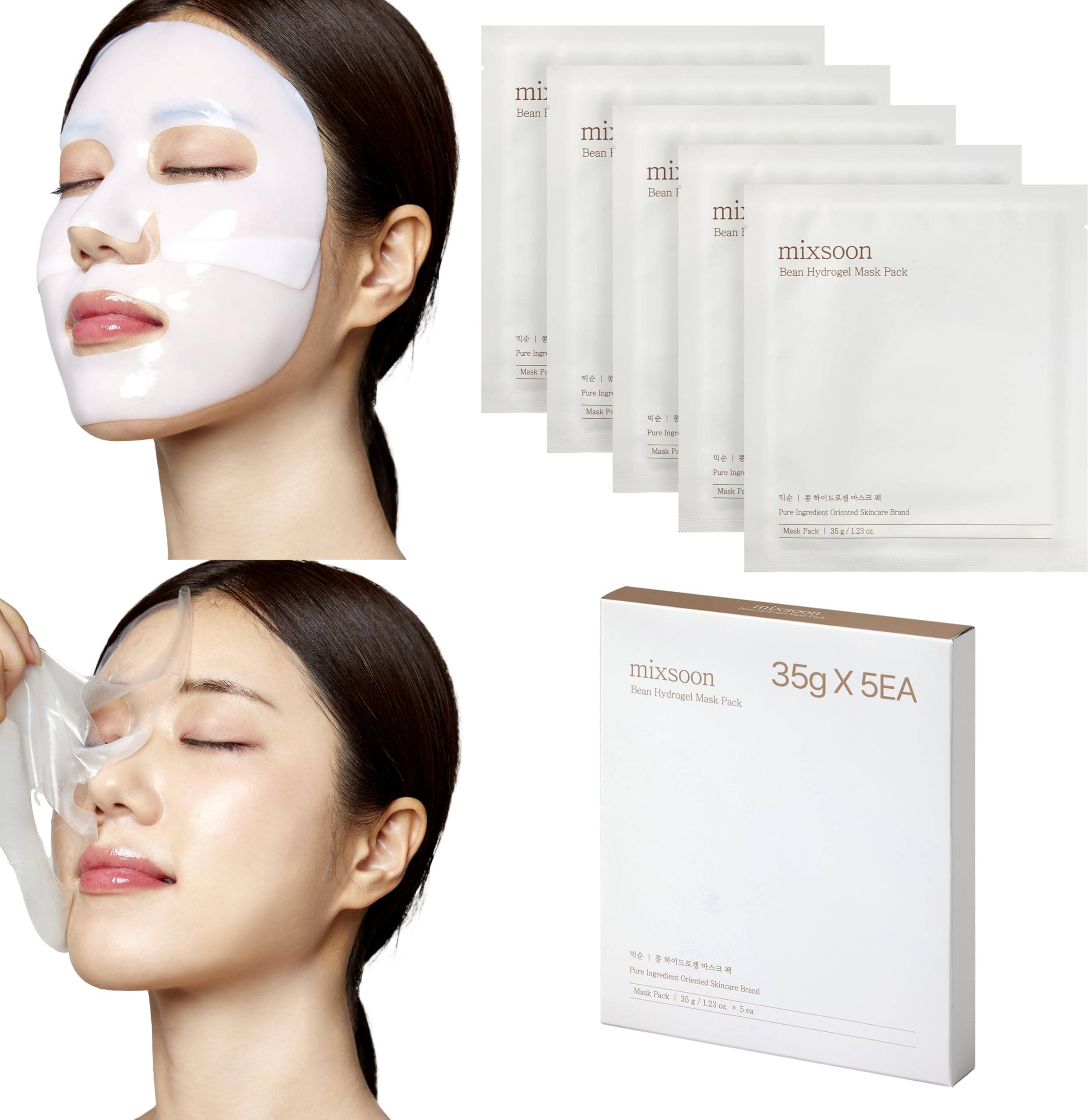 Mixsoon Bean Hydrogel Mask Pack Intensiv 35 g