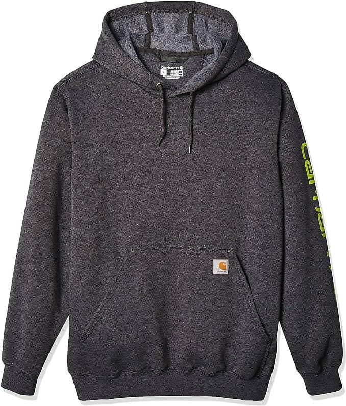 Carhartt Logo Hoodies - Grey Heather