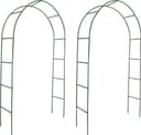 vidaXL Climbing Plant Rose Arch 2pcs 140x240cm
