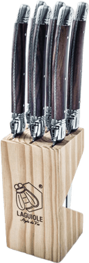 Laguiole Style de Vie Premium Line Dark Wood Knivset