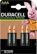 Duracell Rechargeable AAA 900mAh 4-pack