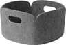 Muuto Restore 28x28 cm Grey Melange Korg 28cm