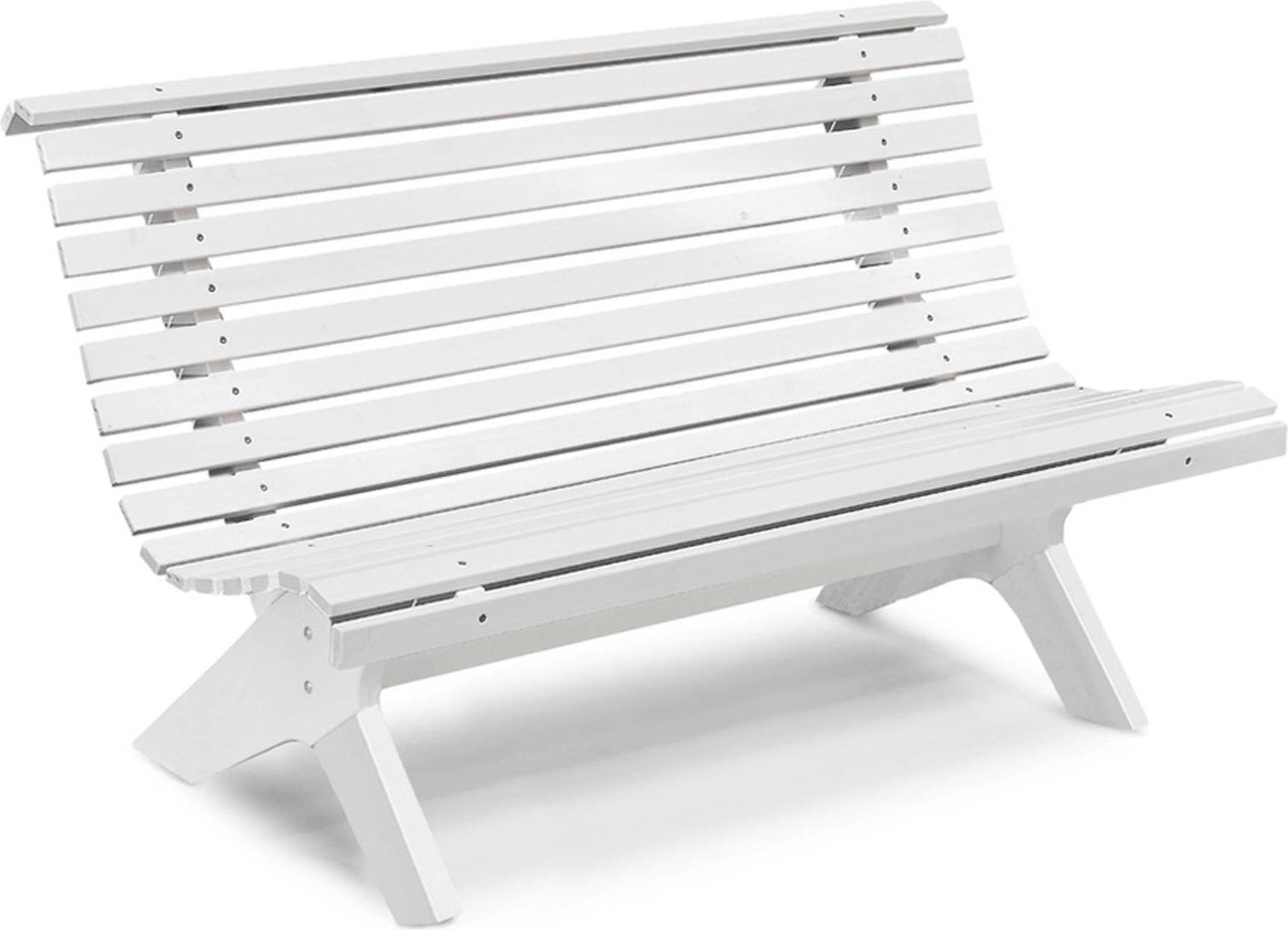 Hillerstorp Lund - Vit Trädgårdsbänk