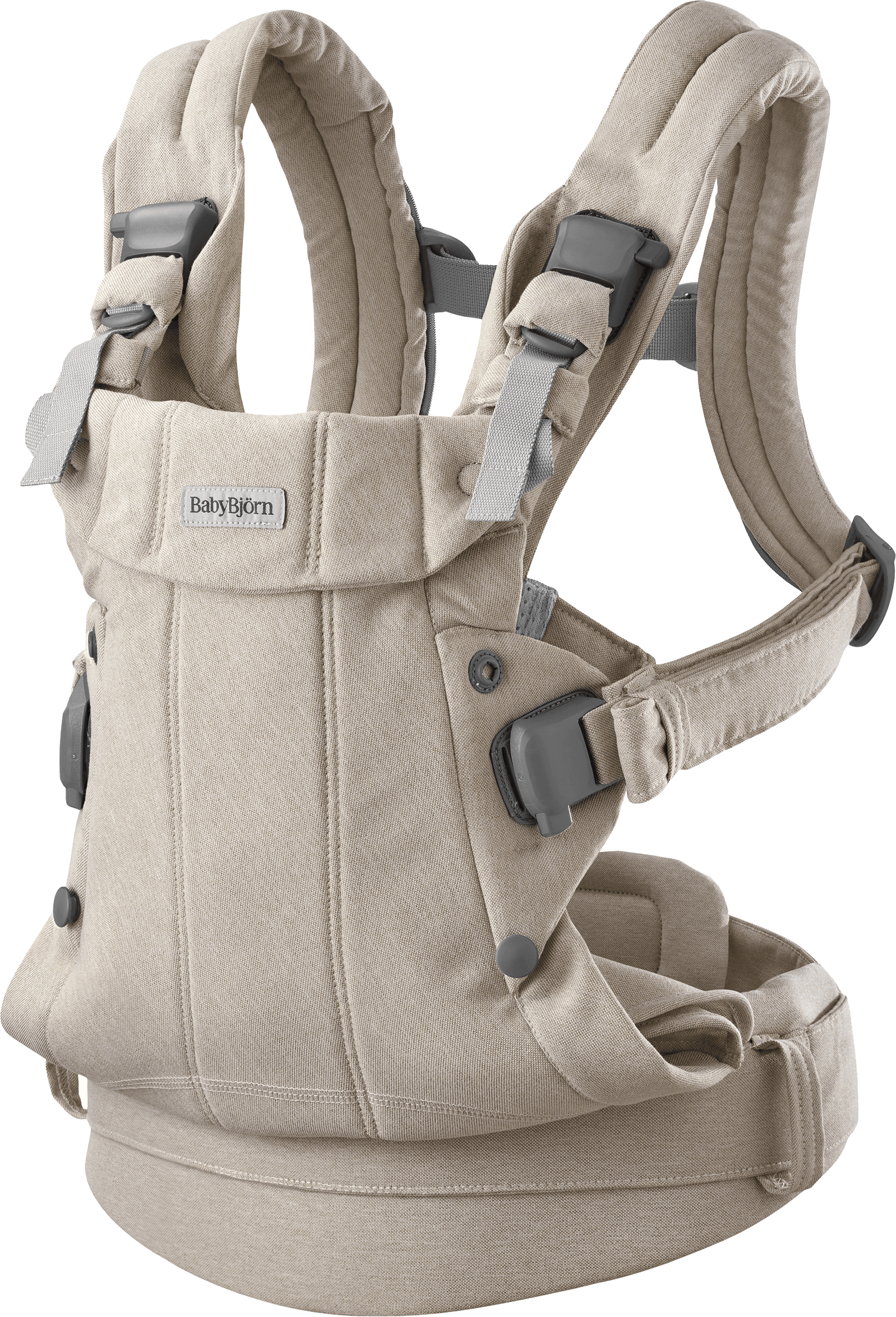 BabyBjörn Bärsele Harmony Ljusbeige Melerad Väv