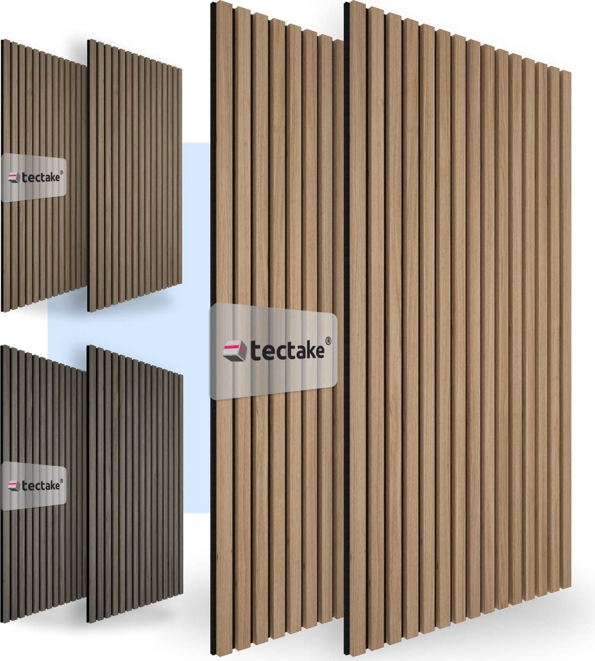 tectake 405389 2 Pcs 21x600x1200 mm