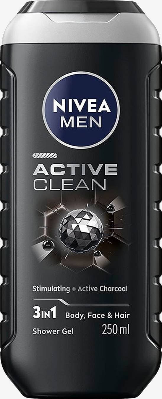 Nivea Active Clean Shower Gel 3 in 1 250 ml 250ml