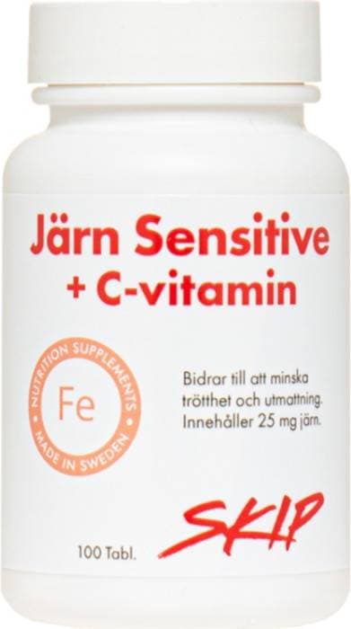 Skip Järn C-Vitamin Tabletter 100 st