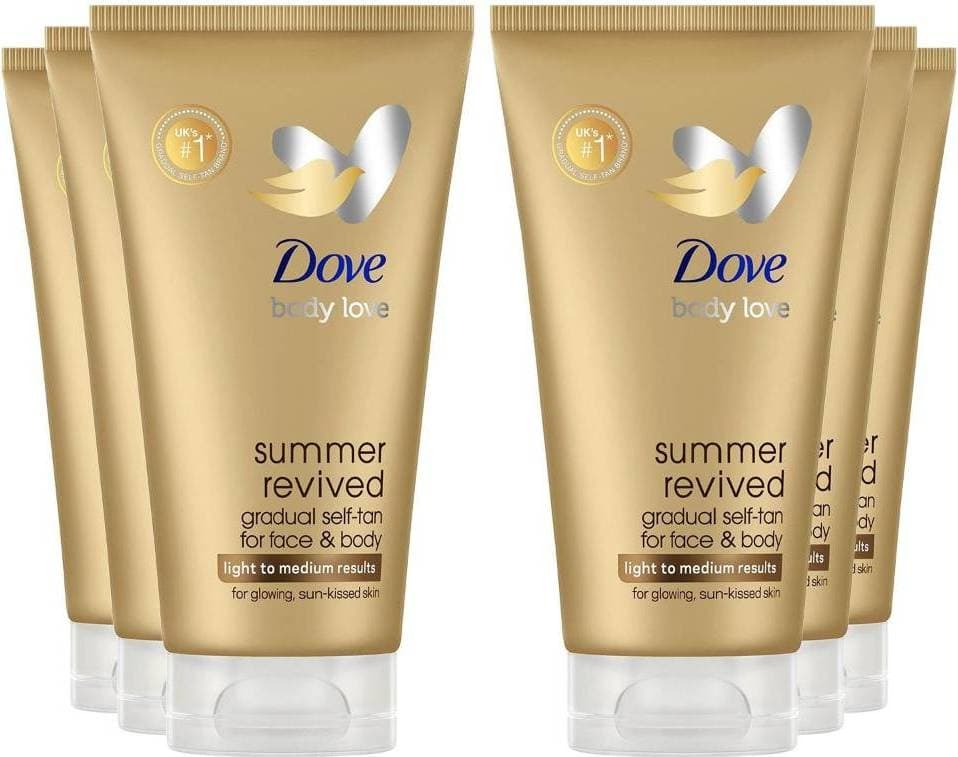 Dove Skin Summer Revived Lotion Light Face Body 75 ml