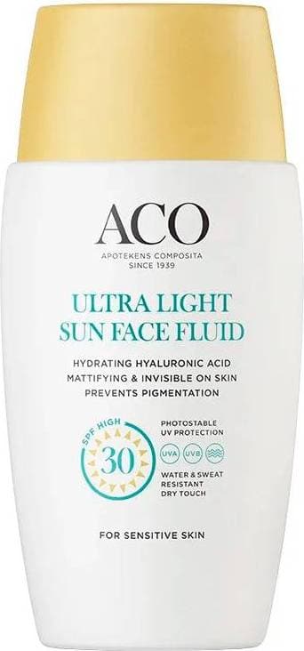 ACO Ultra Light Sun Fluid SPF30 40 40ml