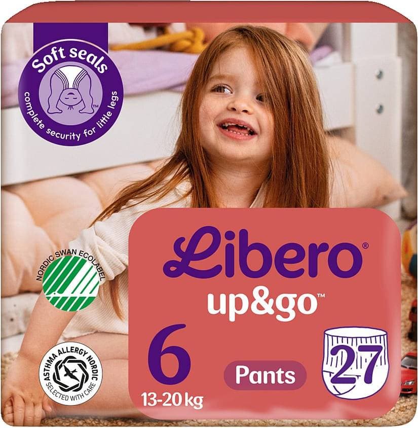 Libero Blöja Up&Go 6 S2 13-20kg 27/fp