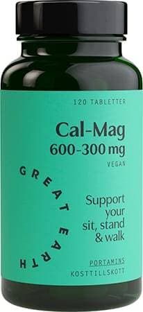 Great Earth Cal-mag 600-300 Mg Tabletter 120 st