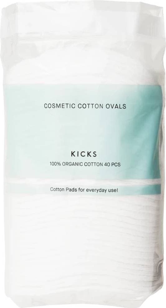 Kicks Beauty Organic Cotton Oval Pads 40 pcs