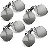 Precorn Uppsättning av 4 3D-glasögon Clip-On